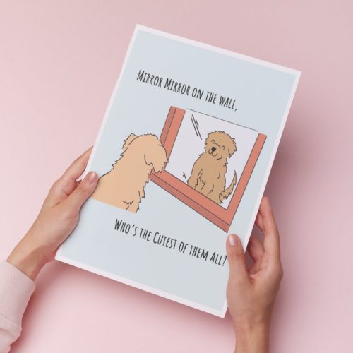 BestFriendPost - Ehető Üdvözlőkártya - Mirror, Mirror...