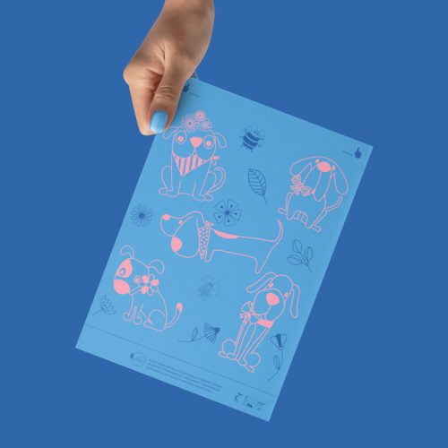 Bag ORGANI - Komposztálható, lebomló kutya kakizacsi - BABY BLUE