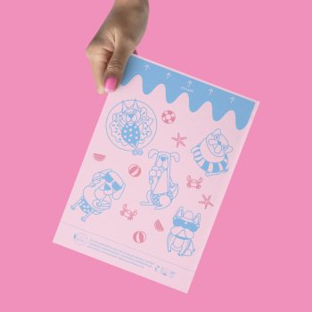   Bag ORGANI - Komposztálható, lebomló kutya kakizacsi - BUBBLEGUM, 1db