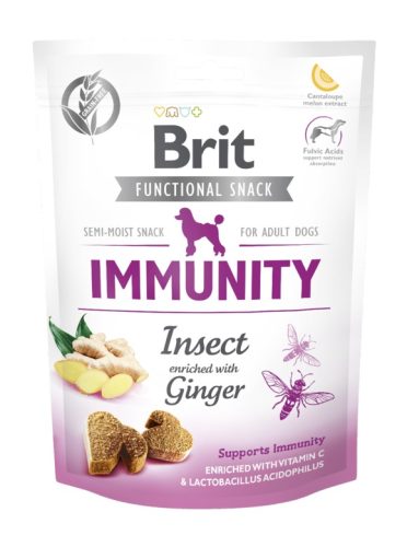 Brit Care Functional Snack Immunity - Rovar és gyömbér