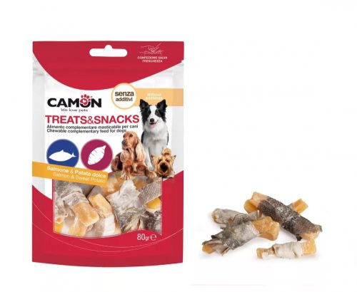 Camon - Édesburgonya csíkok Lazacbőrrel