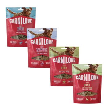 Carnilove Semi-Moist - Jutalomfalat Válogatás (4x200g)