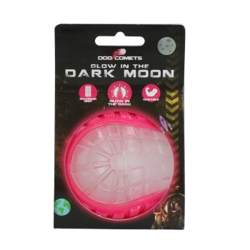 Dog Comets - Glow in the Dark Moon Labda (M) - Pink