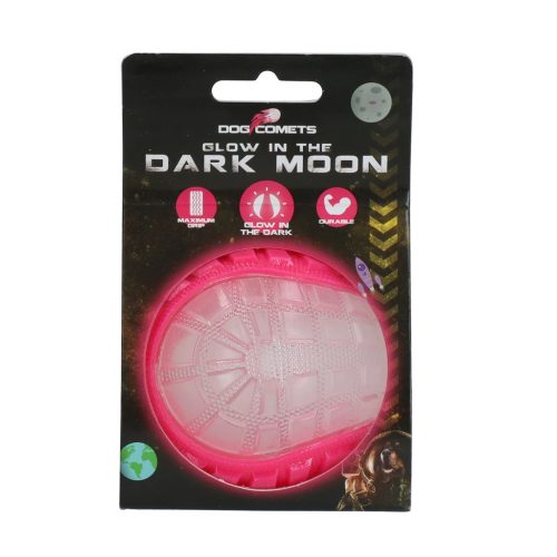 Dog Comets - Glow in the Dark Moon Labda (M) - Pink