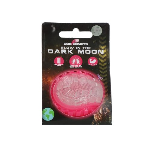 Dog Comets - Glow in the Dark Moon Labda (S) - Pink