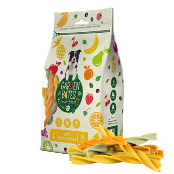 DUVO+ Garden Bites Fruity Dental Swirls - L, 270g