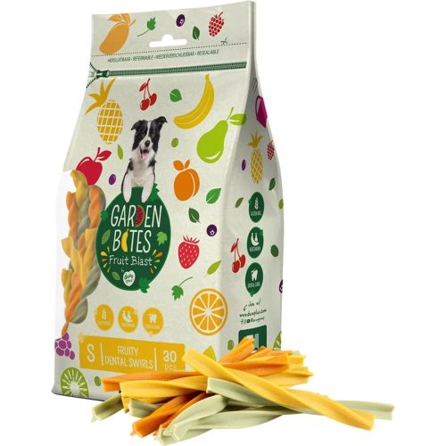 DUVO+ Garden Bites Fruity Dental Swirls - S, 230g