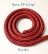 EbLaszti Kötélpóráz - Bordó Rosegold Karabinerrel