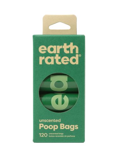 Earth Rated - Környezetbarát kutya kakizacsi Illatmentes - 8 rollni
