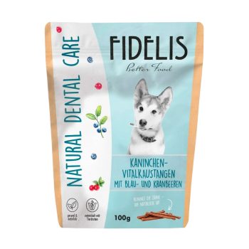   FIDELIS - Fogtisztító Rágórúd - Nyúl Áfonyával és Vörös áfonyával (150g)