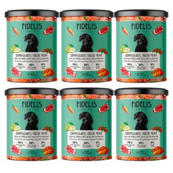   FIDELIS - Főtt menü - Kacsa, Édesburgonya, Körte és Áfonya 6x400g