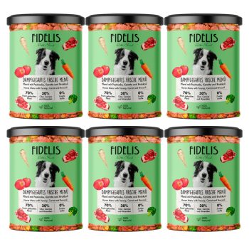 FIDELIS - Főtt menü - Ló, Répa és Brokkoli 6x400g