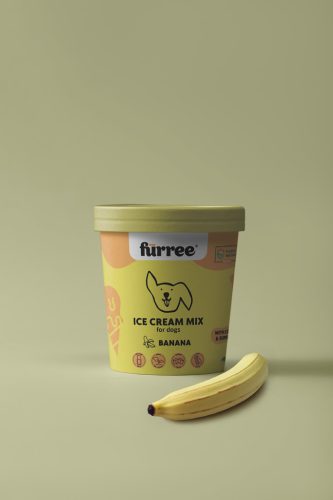 Fürree ® - Kutyafagyi ajándék Szilikonformával - Banán