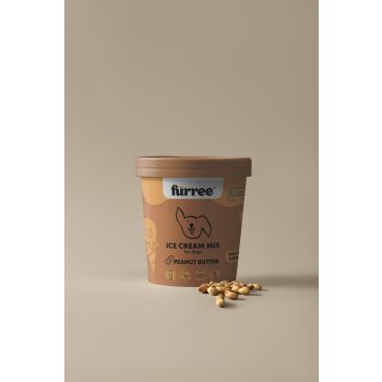   Fürree ® - Kutyafagyi ajándék Szilikonformával - Mogyoróvaj Kollagénnel