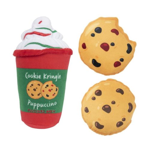 FuzzYard - Cookie Kringle Puppucino - limitált karácsonyi plüssjáték szett