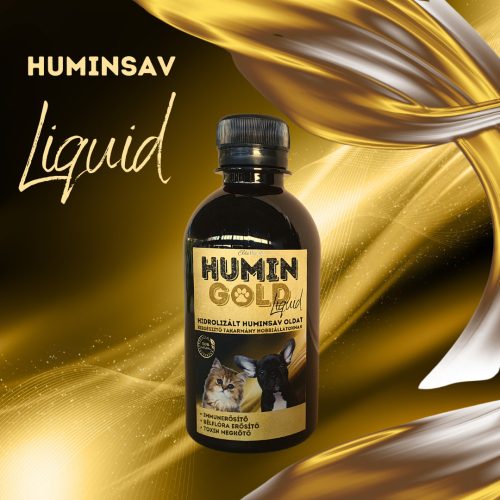 Humin Gold Liquid - Hidrolizált Huminsav Oldat