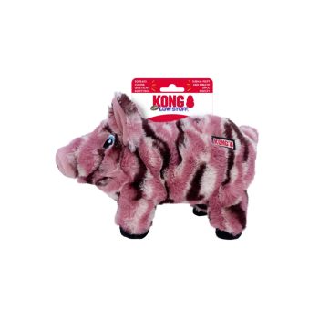 KONG Low Stuff Stripes - Pig plüssjáték