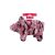 KONG Low Stuff Stripes - Pig plüssjáték