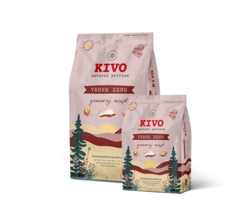 KIVO - Hidegen sajtolt Gabonamentes Száraztáp - Kacsa