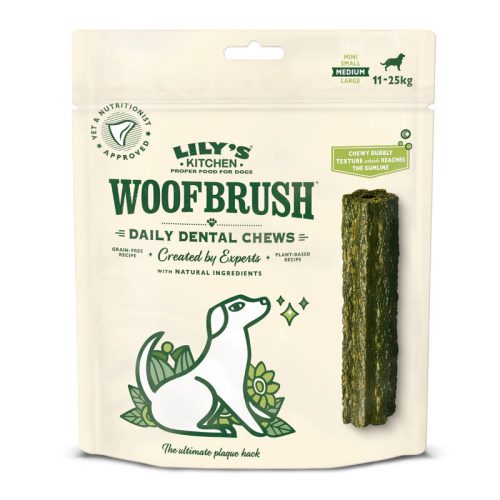 Lily's Kitchen - Woofbrush - Fogtisztító Algával, Édesköménnyel - M