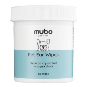   Mubo - Fültisztító törlőkendők kutyáknak és macskáknak (80db)