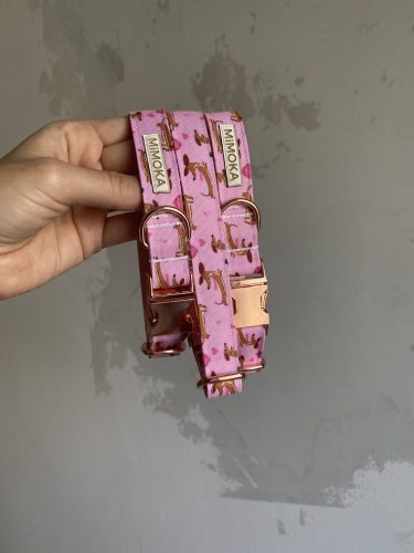 MiMoka - Pink Tacsis nyakörv