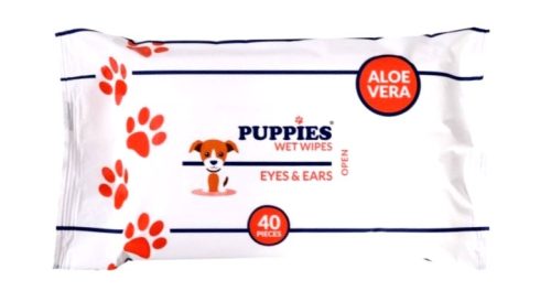 Puppies Eyes&Ears Törlőkendő aloe verával és jojoba olajjal