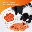 PetDreamHouse - PAW 2in1 Slow Feeder & Lick Pad Lickimat - Narancssárga