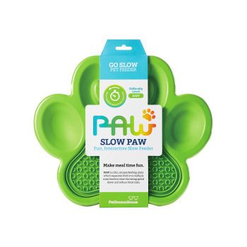   PetDreamHouse - PAW 2in1 Slow Feeder & Lick Pad Lickimat - Zöld