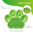 PetDreamHouse - PAW 2in1 Slow Feeder & Lick Pad Lickimat - Zöld