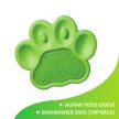 PetDreamHouse - PAW 2in1 Slow Feeder & Lick Pad Lickimat - Zöld