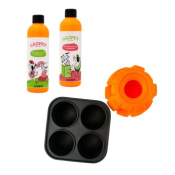 Profi Kutyafagyi csomag (Narancssárga IceJoy + 2db Gazpet)