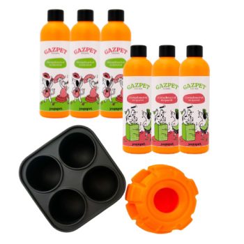 Profi Kutyafagyi csomag (Narancssárga IceJoy + 6db Gazpet)