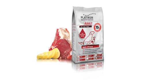 Platinum Adult Beef+Potato - száraztáp marhahúsból