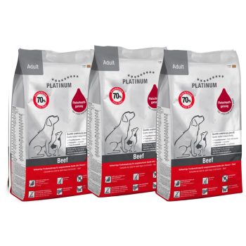   Platinum Adult Beef+Potato - száraztáp marhahúsból, 3x1.5kg