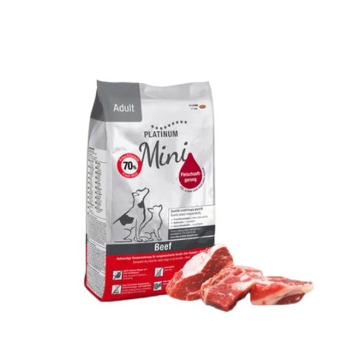 Platinum Adult Beef+Potato Mini - száraztáp marhahúsból kistestűeknek