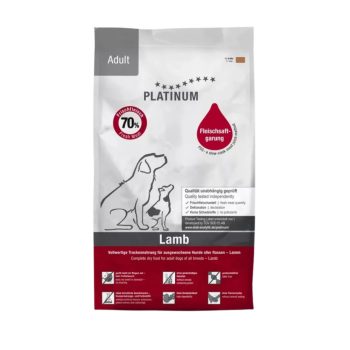   Platinum Adult Lamb+Rice  - száraztáp bárányhúsból, 5kg