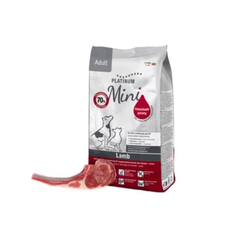 Platinum Adult Lamb+Rice Mini - száraztáp bárányhúsból kistestű kutyáknak