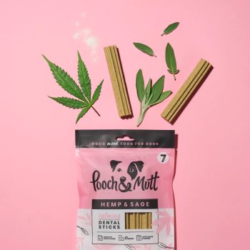   Pooch & Mutt - Dental Sticks Calming - Kender és Zsálya fogtisztító