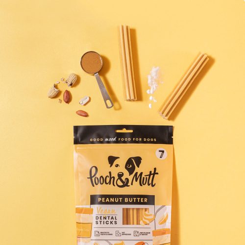 Pooch & Mutt - Dental Sticks Peanut Butter - Mogyoróvaj fogtisztító