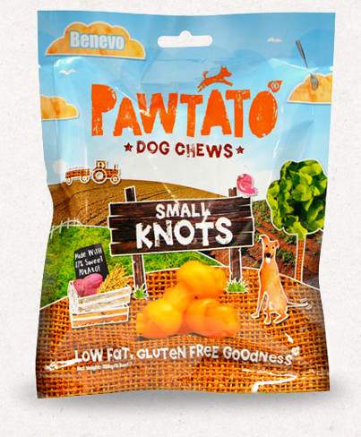 Pawtato Knots - Édesburgonyás Kicsi fogtisztító csomók