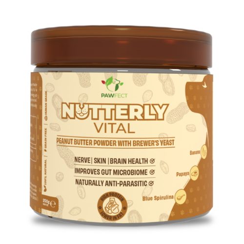 Pawfect - Topper - Nutterly Vital - Mogyoróvaj, Papaya, Kék Spirulina, Sörélesztő