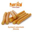 Pawtato Sticks - Édesburgonyás fogtisztító Spenóttal és Fodros kellel