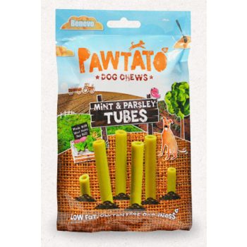   Pawtato Tubes - Édesburgonyás fogtisztító Mentával és Petrezselyemmel