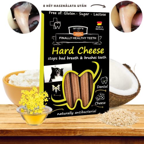 Qchefs - Hard Cheese természetes fogtisztító 