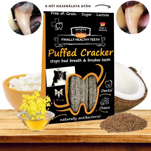 Qchefs - Puffed Cracker természetes fogtisztító 