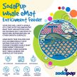 SodaPup eMat Whale tapadókoronggal