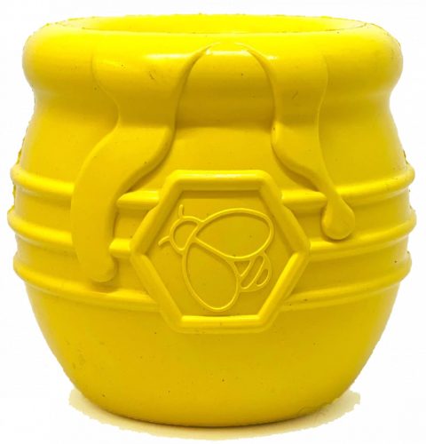 SodaPup Honey Pot jutalomfalattal tölthető játék Sárga - L