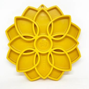 SodaPup Mandala eTray Habzsolásgátló tál - Sárga