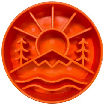 SodaPup Outdoor Habzsolásgátló tál Narancssárga